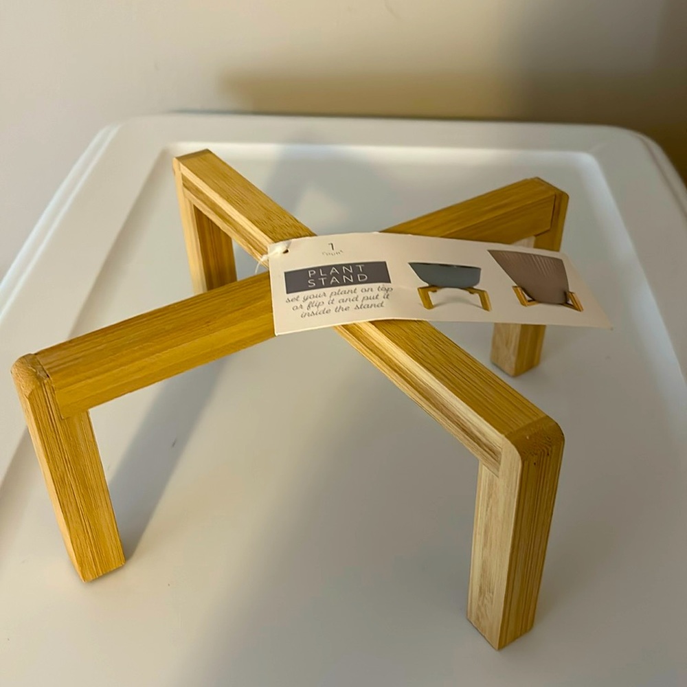 Plant stands-set your plant on top or flip it and place inside